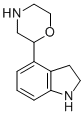 CAS 登录号：84590-61-4， 2,3-二氢-4-(2-吗啉基)-1H-吲哚