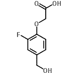 CAS 登录号：846046-30-8， [2-氟-4-(羟基甲基)苯氧基]乙酸