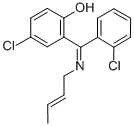 CAS 登录号：84611-65-4， 2-((2-丁烯基亚胺)(2-氯苯基)甲基)-4-氯-苯酚