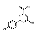 CAS 登录号：84660-25-3， 2-(4-氯苯基)-6-氧代-1,6-二氢-4-嘧啶羧酸
