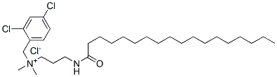 CAS#: 84697-07-4, (2,4-Dichlorobenzyl)Dimethyl[3-[(1-Oxooctadecyl)Amino]Propyl]Ammonium Chloride