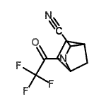 CAS#: 84700-80-1, 2-(Trifluoroacetyl)-2-azabicyclo[2.2.1]heptane-3-carbonitrile