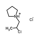 CAS 登录号：84712-91-4， 1-(2-氯丙基)吡咯烷鎓氯化物