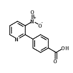 CAS 登录号：847446-89-3， 4-(3-硝基-2-吡啶基)苯甲酸