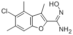 CAS#: 84748-06-1, 5-Chloro-N-Hydroxy-3,4,6-Trimethyl-2-Benzofurancarboximidamide