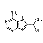 CAS 登录号：847978-03-4， 1-(6-氨基-1H-嘌呤-8-基)乙醇