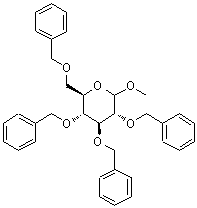 CAS 登录号：84799-77-9， 甲基 2,3,4,6-四-O-苄基-D-吡喃葡萄糖苷