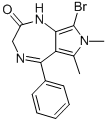 CAS#: 84829-73-2, 3,7-Dihydro-8-Bromo-6,7-Dimethy L-5-Phenyl-Pyrrolo[3,4-e]-1,4-Diazepin-2(1H)-One