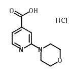 CAS#: 848580-46-1, 2-(4-Morpholinyl)isonicotinic acid hydrochloride (1:1)