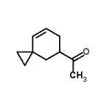 CAS 登录号：84864-40-4， 1-(螺[2.5]辛-7-烯-5-基)乙酮
