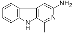 CAS#: 84872-35-5, 1-Methyl-9H-pyrido(3,4-b)indol-3-amine