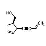 CAS 登录号：84899-23-0， [(1R,2S)-2-(3-丁烯-1-炔-1-基)-3-环戊烯-1-基]甲醇