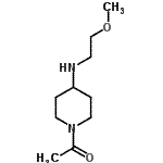 CAS 登录号：849021-41-6， 1-{4-[(2-甲氧基乙基)氨基]-1-哌啶基}乙酮