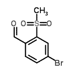 CAS # 849035-77-4, 4-溴-2-(甲基磺酰基)苯甲醛