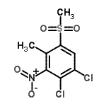 CAS#: 849035-79-6, 1,2-Dichloro-4-methyl-5-(methylsulfonyl)-3-nitrobenzene