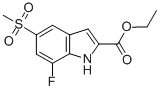 CAS#: 849035-83-2, Ethyl 7-Fluoro-5-(Methylsulfonyl)-1H-Indole-2-Carboxylate