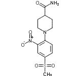 CAS#: 849035-88-7, 1-[4-(Methylsulfonyl)-2-nitrophenyl]-4-piperidinecarboxamide