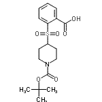 CAS 登录号：849035-97-8， 2-[(1-{[(2-甲基-2-丙基)氧基]羰基}-4-哌啶基)磺酰基]苯甲酸
