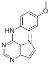 CAS#: 84905-69-1, N-(4-Methoxyphenyl)-5H-Pyrrolo(3,2-d)Pyrimidin-4-Amine