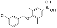 CAS#: 849062-21-1, B-[4-[(3-Chlorophenyl)methoxy]-3,5-dimethylphenyl]-Boronic acid