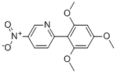 CAS 登录号：849116-18-3， 5-硝基-2-(2,4,6-三甲氧基-苯基)-吡啶