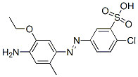 CAS 登录号：84912-14-1， 5-[(4-氨基-5-乙氧基-O-甲苯基)偶氮]-2-氯苯磺酸