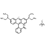 CAS#: 84912-22-1, 2-[3,6-bis(diethylamino)xanthen-10-ium-9-yl]benzoic acid sulfate