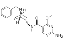 CAS 登录号：84923-23-9， 2-氨基-4-甲氧基-N-(8-(2-甲基苄基)-3-beta-去甲莨菪烷基)-5-嘧啶甲酰胺