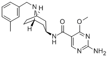 CAS#: 84923-26-2, 2-Amino-4-Methoxy-N-(8-(3-Methylbenzyl)-3-beta-Nortropanyl)-5-Pyrimidinecarboxamide