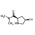 CAS#: 849345-16-0, (4R)-4-Hydroxy-N,N-dimethyl-D-prolinamide