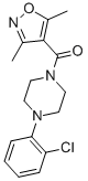 CAS#: 849478-04-2, [4-(2-Chlorophenyl)-1-Piperazinyl](3,5-Dimethyl-4-Isoxazolyl)-Methanone