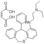 CAS#: 84964-47-6, 11-(2-Diethylaminoethylamino)-11-Phenyl-6,11-Dihydrodibenzo[b,e]Thiepin Maleate