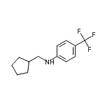 CAS#: 849731-50-6, N-(cyclopentylmethyl)-4-(trifluoromethyl)aniline