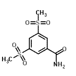 CAS#: 849924-85-2, 3,5-Bis(methylsulfonyl)benzamide