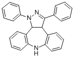 CAS#: 85008-85-1, 1,3a,8,12b-Tetrahydro-1,3-Diphenyldibenzo(b,f)Pyrazolo(3,4-d)Azepine
