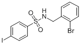 CAS 登录号：850349-14-3， N-(2-溴-苄基)-4-碘-苯磺酰胺