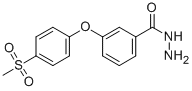 CAS 登录号：850350-04-8， 3-(4-(甲基磺酰基)苯氧基)苯甲酰肼