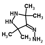 CAS 登录号：85036-24-4， 4-亚肼基-3,3,5,5-四甲基吡唑烷e
