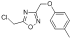 CAS#: 850375-37-0, 5-(Chloromethyl)-3-[(4-Methylphenoxy)Methyl]-1,2,4-Oxadiazole