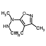 CAS#: 85053-79-8, 5-(1,2-Dimethylhydrazino)-3,4-dimethyl-1,2-oxazole