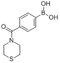 CAS 登录号：850568-28-4， 4-(硫代吗啉-4-基羰基)苯硼酸