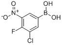 CAS 登录号：850568-73-9， (3-氯-4-氟-5-硝基)苯硼酸