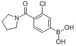 CAS 登录号：850589-51-4， 3-氯-4-(吡咯烷基-1-羰基)苯硼酸