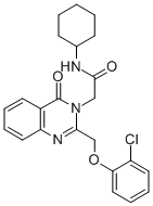 CAS#: 85063-15-6, 2-((2-Chlorophenoxy)Methyl)-N-Cyclohexyl-4 -Oxo-3(4H)-Quinazolineacetamide