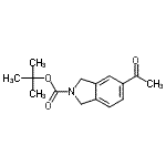 CAS#: 850877-60-0, 2-Methyl-2-propanyl 5-acetyl-1,3-dihydro-2H-isoindole-2-carboxylate