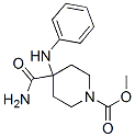 CAS 登录号：85098-76-6， 4-氨基甲酰-4-(苯基氨基)哌啶-1-羧酸甲酯