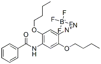 CAS#: 85099-30-5, 4-(Benzoylamino)-2,5-Dibutoxybenzenediazonium Tetrafluoroborate