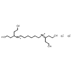 CAS#: 85117-93-7, N,N'-Bis(1,5-dihydroxy-3-pentanyl)-1,6-hexanediaminium dichloride