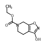 CAS#: 85118-32-7, Ethyl 3-oxo-3,4,5,7-tetrahydro[1,2]oxazolo[5,4-c]pyridine-6(2H)-carboxylate