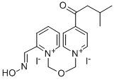 CAS 登录号：85126-23-4， 1-(2-羟基亚氨甲基-1-吡啶鎓)-3-(4-异戊酰基-1-吡啶鎓)-2-氧杂丙烷二碘化物